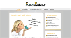 Desktop Screenshot of metavirulent.de