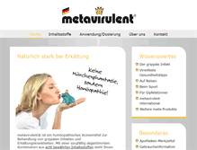 Tablet Screenshot of metavirulent.de